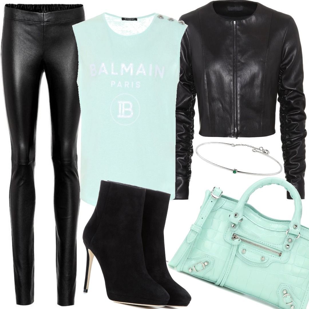 Joseph Mid-rise leather leggings Outfit for Womenoutfits for purchase ...