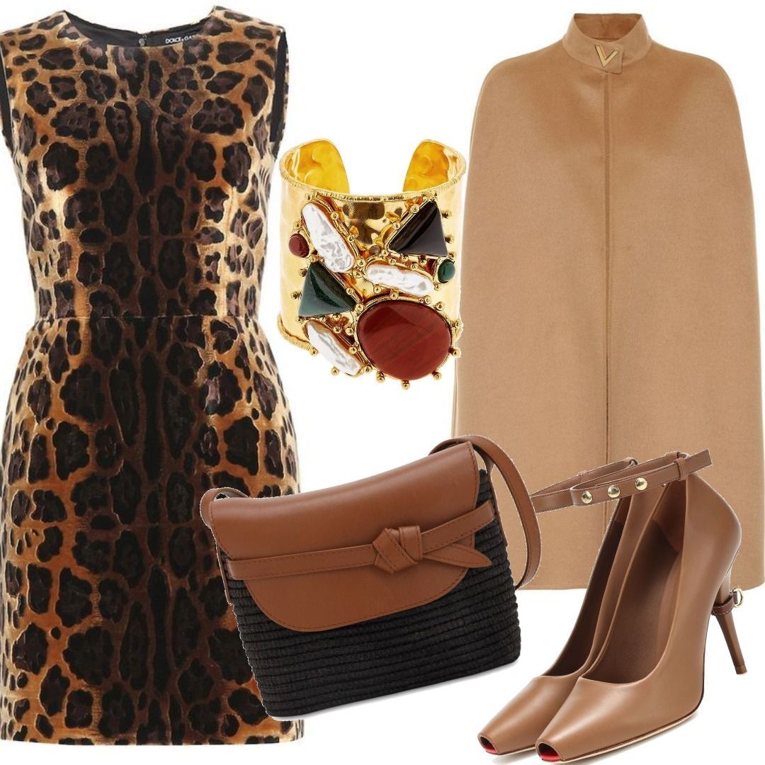Dolce & Gabbana Leopard-print velvet dress Outfit for Womenoutfits for ...