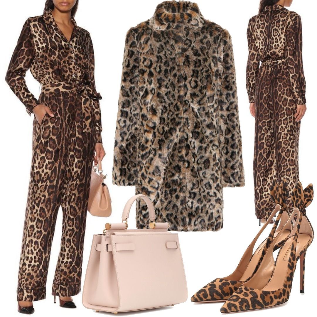 leopard jumpsuit outfit