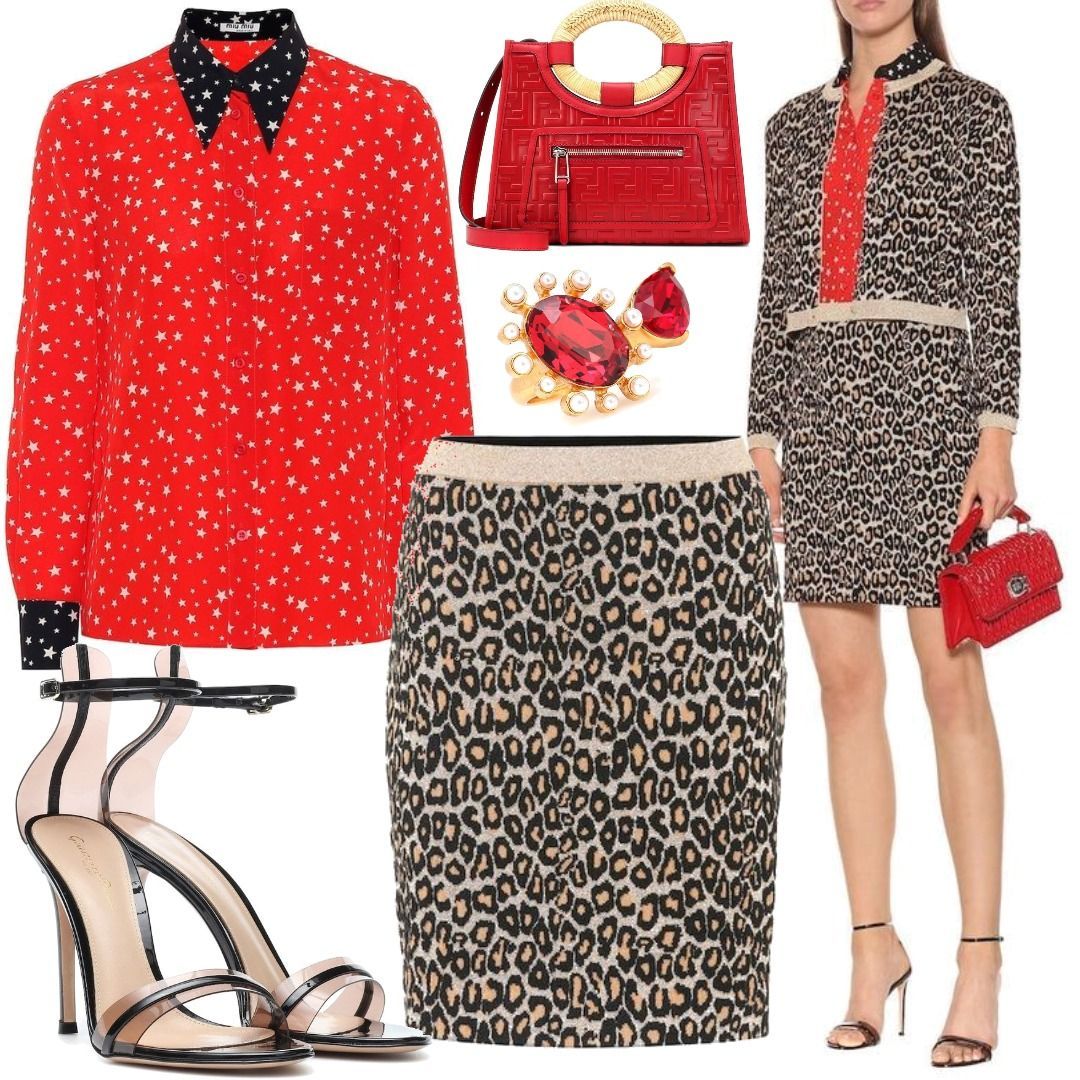 Miu Miu Star-printed silk blouse Red Outfit for Womenoutfits for ...