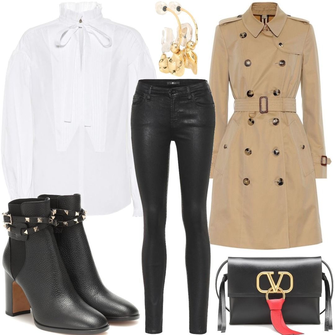 burberry tie outfit