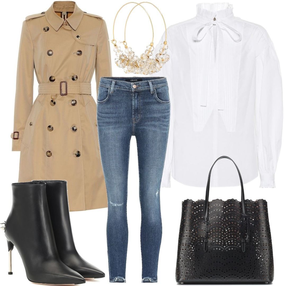 burberry tie outfit