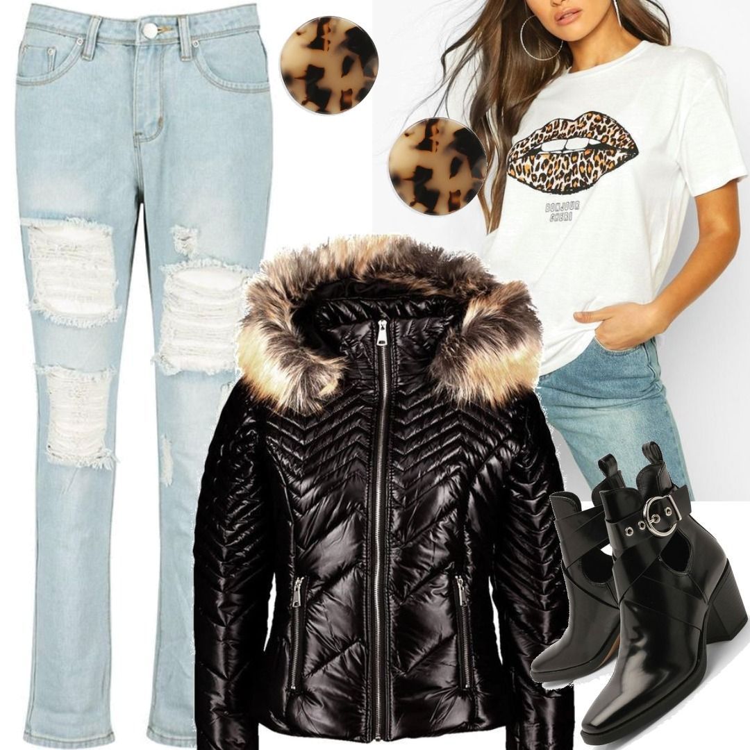 high shine faux fur coat