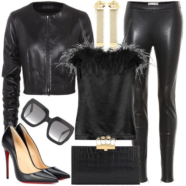 The Row Razna leather jacket Black Outfit for Women for purchase on ...
