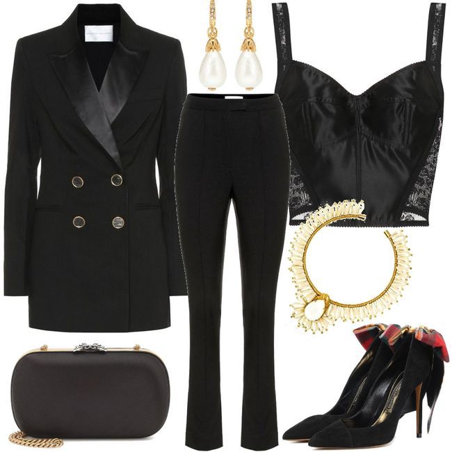 Rebecca Vallance Jacqueline crêpe blazer Black Outfit for Womenoutfits ...