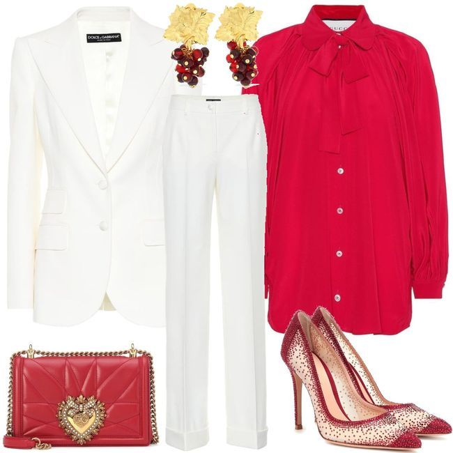 Dolce & Gabbana Stretch wool blazer White Outfit for Womenoutfits for ...